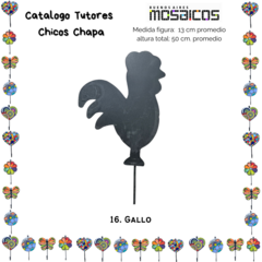 Tutores De Chapa Chico Mosaiquismo - Buenos Aires Mosaicos