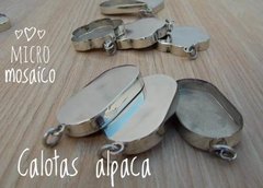 Calotas De Alpaca Para Micromosaico - Mosaiquismo - N°1 Grandes (6 gs.) - tienda online
