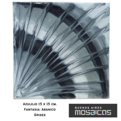 Imagen de Azulejos 15 X 15 Fantasía: ABANICOS