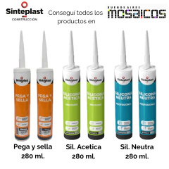 Sinteplast Silicona Acetica Prof. 280 ml. - - tienda online
