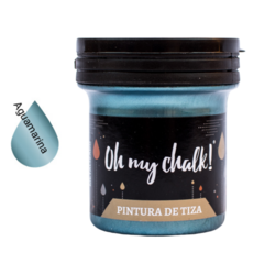 Pintura Metalizada Oh My Chalk! X 110 Cc. AGUAMARINA - comprar online
