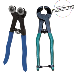 Pinza Alicatar Resorte CM + Pinza 2 Ruedas CM Mosaiquismo