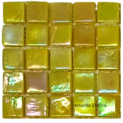 Venecitas Especiales 1,5 x 1,5 cm. Amarillo Tornasol STK016 - comprar online