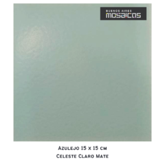 Azulejos Lisos MATE colores 15 x 15 cm. - Buenos Aires Mosaicos