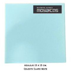 Azulejos Lisos MATE colores 15 x 15 cm. en internet