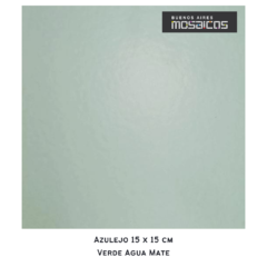 Imagen de Azulejos Lisos MATE colores 15 x 15 cm.