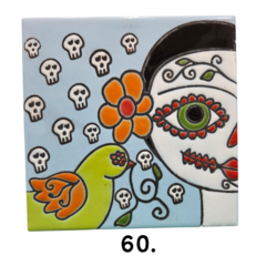 Imagen de Azulejos Cuerda Seca 15 x 15 cm. Artesanales
