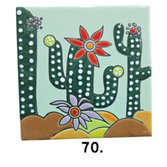 Azulejos Cuerda Seca 15 x 15 cm. Artesanales - Buenos Aires Mosaicos