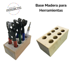Base Madera para herramientas Mosaiquismo - comprar online