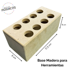 Base Madera para herramientas Mosaiquismo en internet