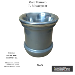 Mate Termico Calado. Terminacion Epoxi en internet