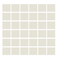 Azulejo 5x5cm: Blanco Brillante malla. Cod 4801 - Buenos Aires Mosaicos