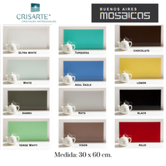 Ceramica de Vidrio Crisarte 60 x 30 cm - - comprar online