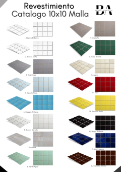 Azulejo 10x10 Blanco Mate - Revestimiento - en internet