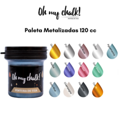 Pintura Metalizada Oh My Chalk! X 110 Cc. GOLD BLUE - Buenos Aires Mosaicos
