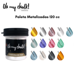 Pintura Metalizada Oh My Chalk! X 110 Cc. GLITTER - tienda online