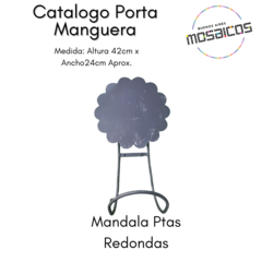 Porta Manguera De Chapa Mosaiquismo Mediano en internet