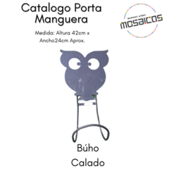Porta Manguera De Chapa Mosaiquismo Mediano - tienda online