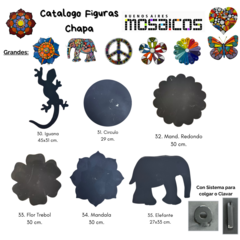 Figura De Chapa Grande Mosaiquismo