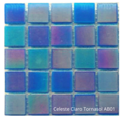 Venecitas Edic. Limitadas Azul Claro Tornasol 2 x 2 cm - EB01 - comprar online