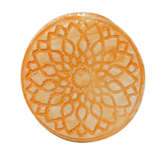 Pieza Ceramica Medallon 10 cm. Artesanal