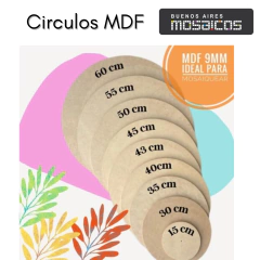 MDF Circulo 90 cm. - Fibro Facil en internet