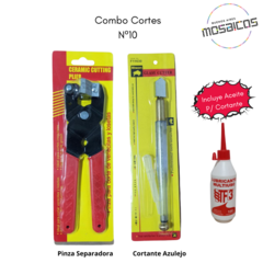 Combo Cortes Nº10: Pinza Separadora + Cortante Vidrio
