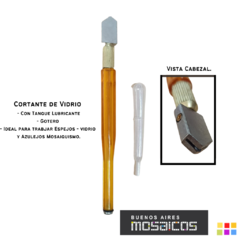 Cortante De Vidrio Con Tanque Lubricante Economico + Aceite - MUY BUENO!!! - en internet