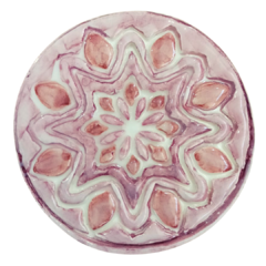 Pieza Ceramica Medallon 10 cm. Artesanal - tienda online