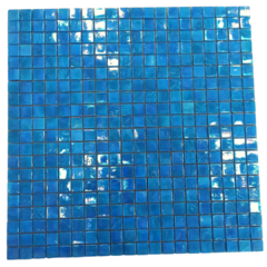 Venecitas Especiales 1,5 x 1,5 cm. Celeste Medio Tornasol