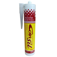 Silicona Acetica (comun) Transparente x Tubo 280 ml.
