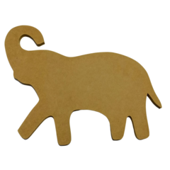 Figuras Elefante Chico MDF Madera. Para interior. Espesor 9 mm. - comprar online