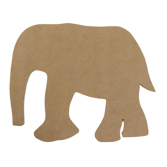 Elefante Mediano MDF Madera. Para interior. Espesor 9 mm. - comprar online