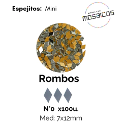 Espejitos: Mini (Rombos - Cuadrados - Triangulos - Ladrillito) - tienda online