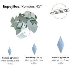 Espejitos: Rombos 45º