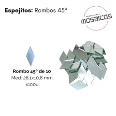 Espejitos: Rombos 45º - Buenos Aires Mosaicos