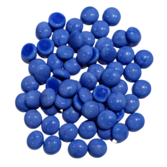 Gemas De Vidrio Celestes Opacas 17-19 Mm - comprar online