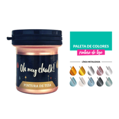 Pintura Metalizada Oh My Chalk! X 110 Cc. GOLD ROSE en internet