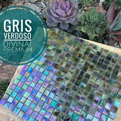 Venecitas Especiales 1,5 x 1,5 cm. Gris Verdoso