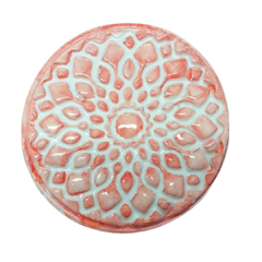 Pieza Ceramica Medallon 10 cm. Artesanal en internet