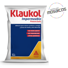 Pegamento Klaukol Para Ceramicos Bolsa X 5 Kilos - Adhesivo Impermeable Potenciado-