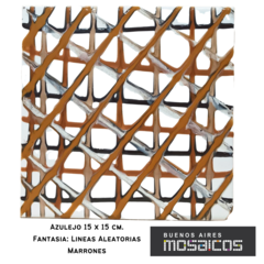 Azulejos 15 X 15 Fantasía: LINEAS ALEATORIAS - tienda online