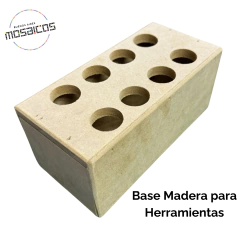Base Madera para herramientas Mosaiquismo