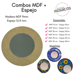 Combo MDF + Espejo - Circulares