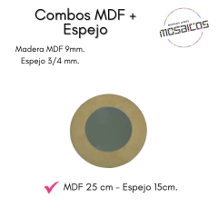 Combo MDF + Espejo - Circulares