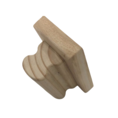 Accesorio Bloque Madera Efecto Decapado Pintura Tiza - comprar online