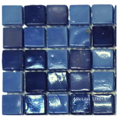 Venecitas Especiales 1,5 x 1,5 cm. Mix Lilas Opales STK015 - comprar online