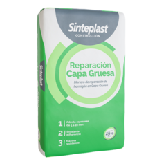 Sinteplast Mortero Reparación Capa Gruesa x 25K. - - comprar online