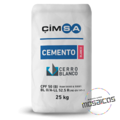 Pastina Para Pileta Cemento Blanco Para Venecitas X 25 Kilos