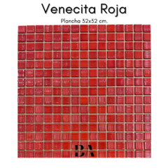 Venecitas Cálidas Plancha X 225 unid. Rojo - Naranja - Amarillo - Buenos Aires Mosaicos